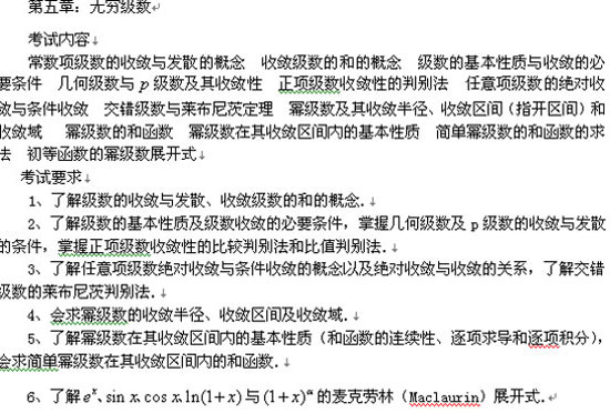 09半岛在线注册经济和管理类半岛在线注册数学大纲变化综述