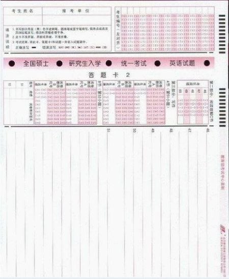 答题卡2