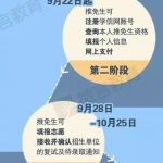 2017年研究生推免系统9月22日开放