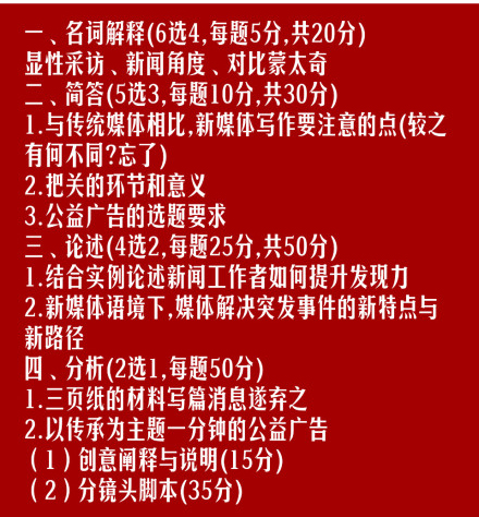 暨南大学2018年研究生考试传播学真题