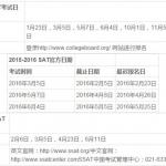 2016年出国留学考试时间地点一览表全面整理