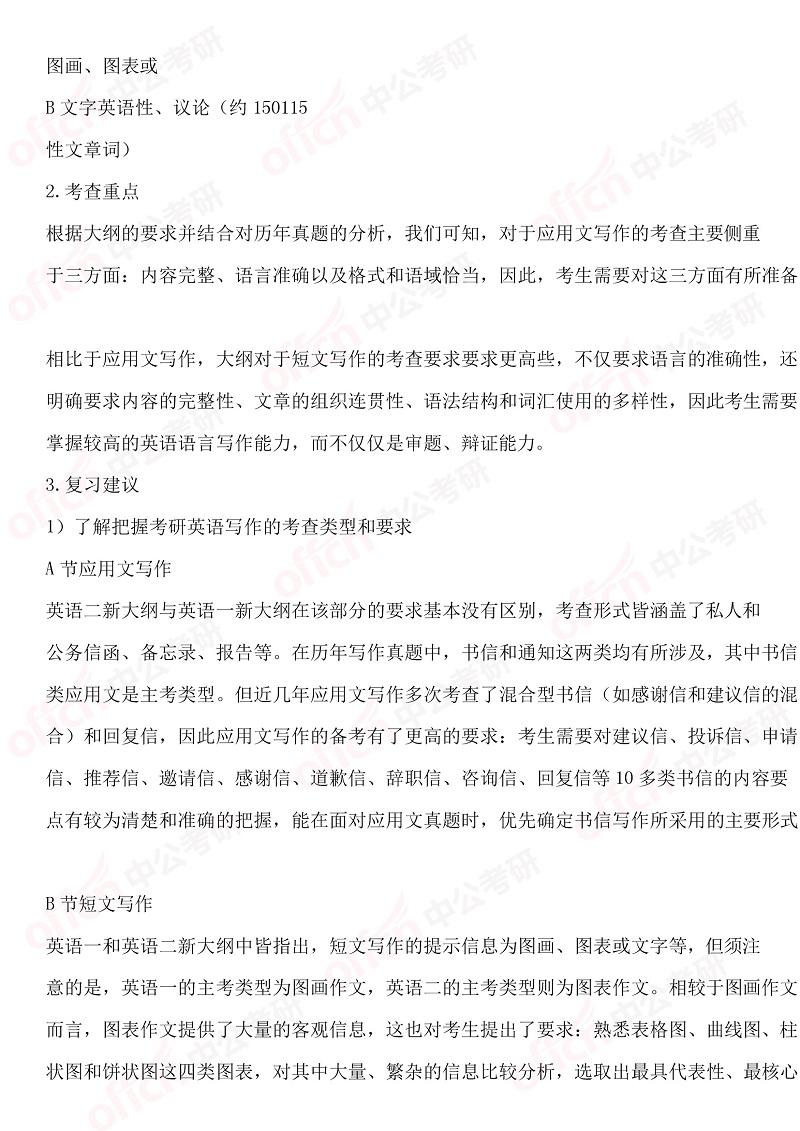 2020半岛在线注册英语（二）新大纲写作解析