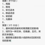 北京语言大学2020古代文学初试真题回忆